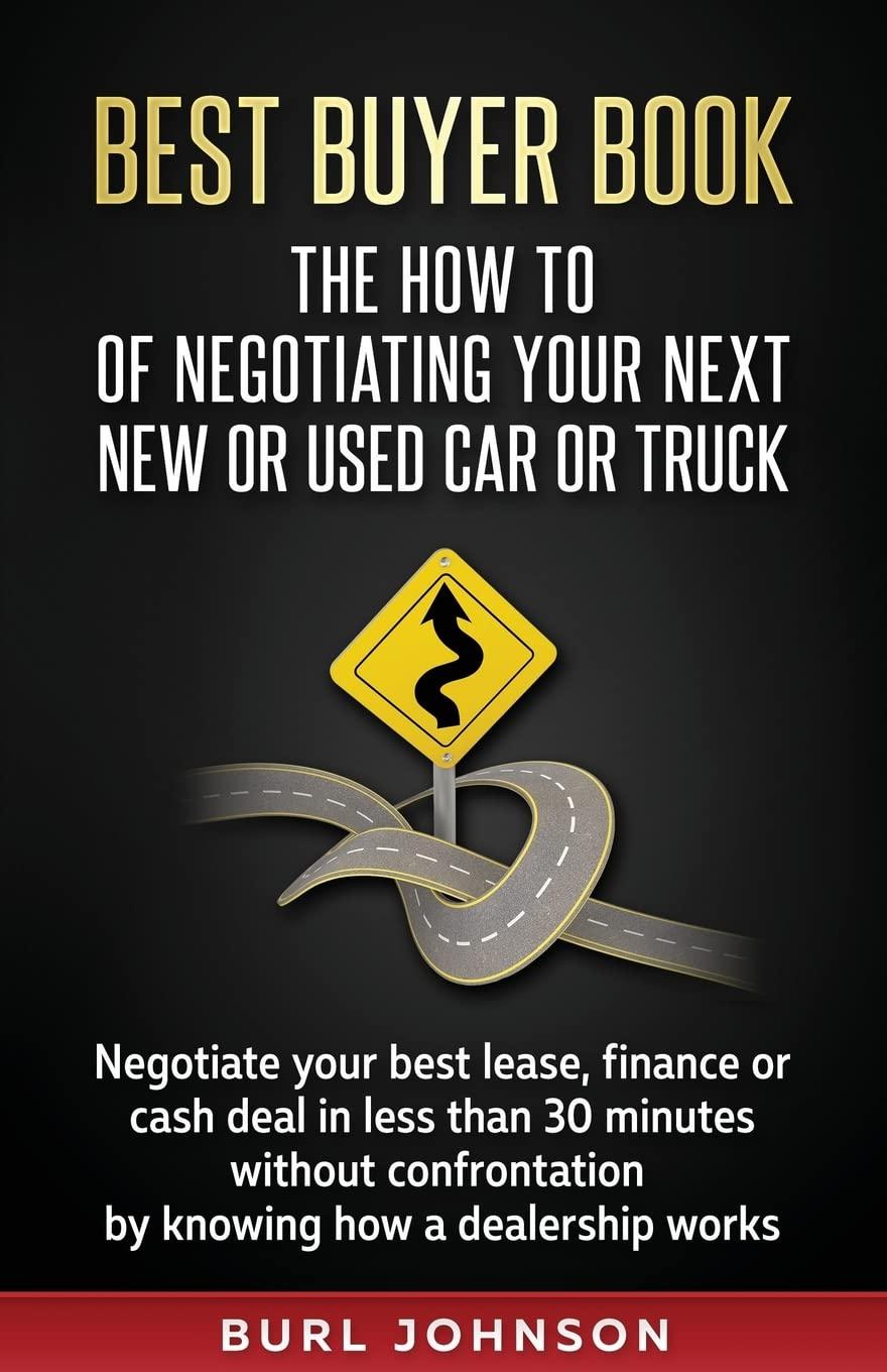 Best Automotive – Best Buyer Book: The How To Of Negotiating Review