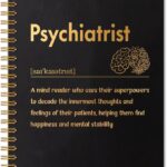 Best Notebook – Psychiatrist Definition Gold Foil Hardcover Review
