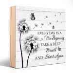 Best Home Decor – Every Day Is A New Beginning Wooden Sign Review