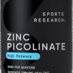 Best Zinc Supplement – Sports Research Zinc Picolinate 50mg Review
