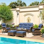 Best Patio Furniture Set – HILLGA Luxury 7PCS Wicker Review