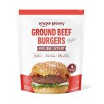 Best Ground Beef Burgers – Amazon Grocery, 32 Oz, 8 Ct Review