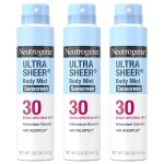 Best Sunscreen – Neutrogena Ultra Sheer Body Mist SPF 30 Review