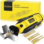Best Chainsaw Sharpener – Electric Chainsaw Sharpener Kit with TITANIUM-COATED Diamond Bits. Review