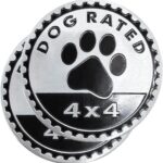 Best Automotive Badge – 2 PCS Dogs Badge Rated Car Emblem Review