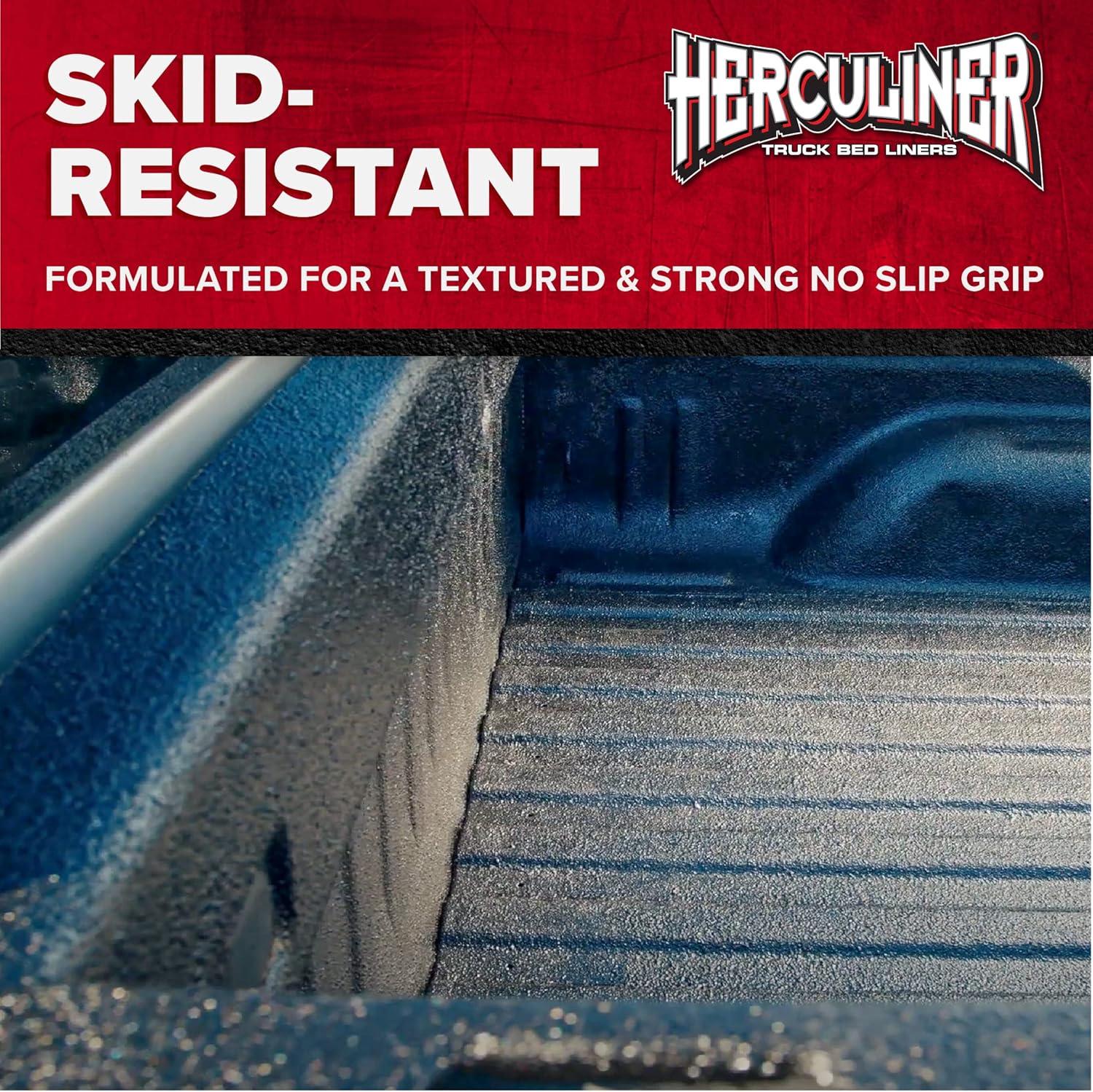 Best Truck Bed Liner – HERCULINER HCL1B8 Roll-on Bed Liner Kit,Black, 1 Gal. Review