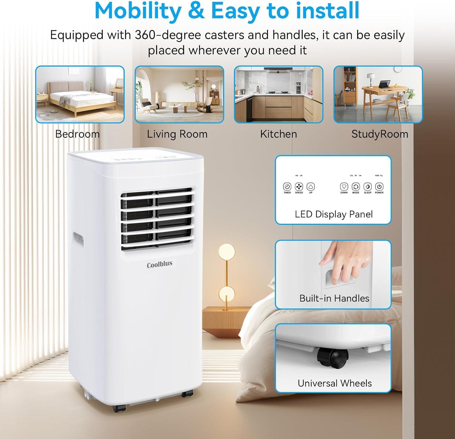Best Portable AC – Coolblus 10000 BTU Portable Air Conditioner Review